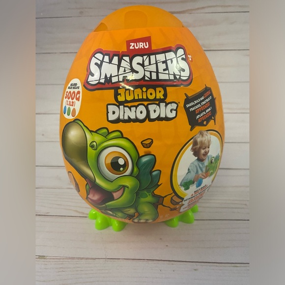 Zuru Other - NEW Zuru Smashers Junior Dino Dig Build & Learn Dinosaur Dough Molds